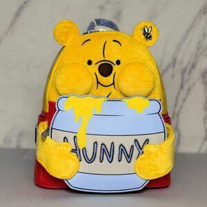 NWT Loungefly Disney Winnie The Pooh Hunny Pot Mini Backpack Puffy Cheeks